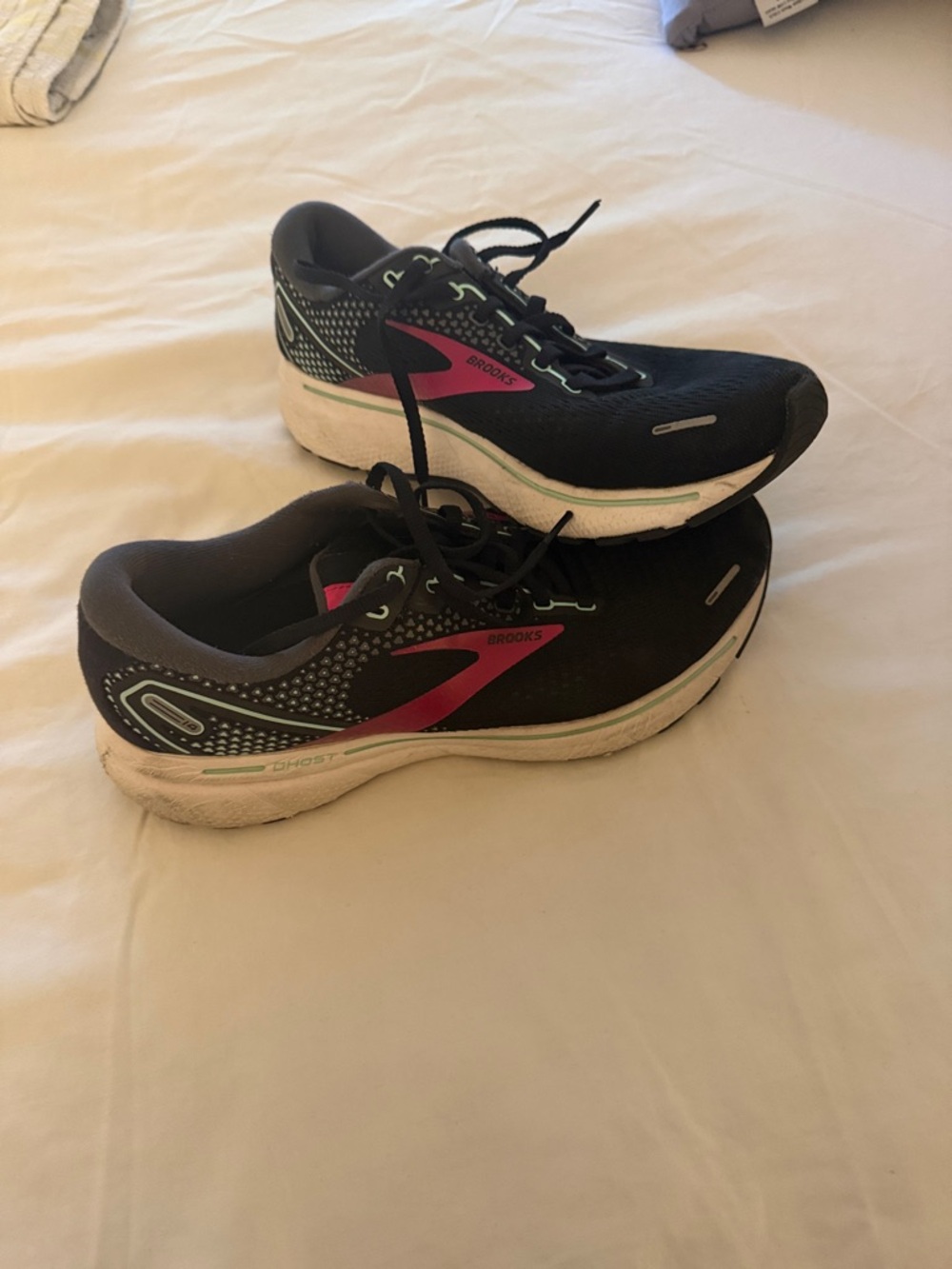 Brooks Black and Pink Women's Running Shoes